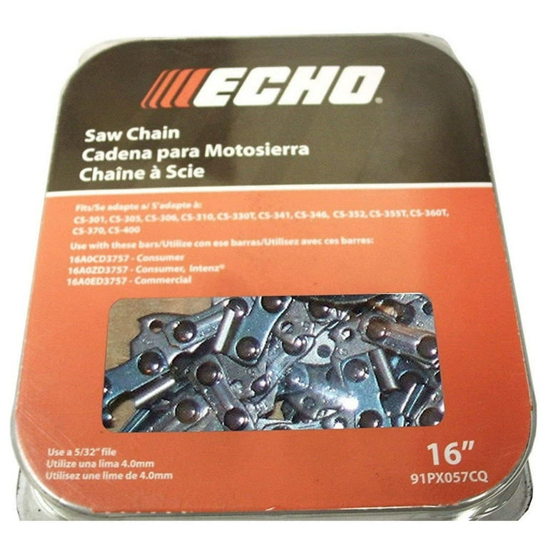 Echo 91PX57CQ 3 Pack Chainsaw Chains Fits 16" CS-352 & More
